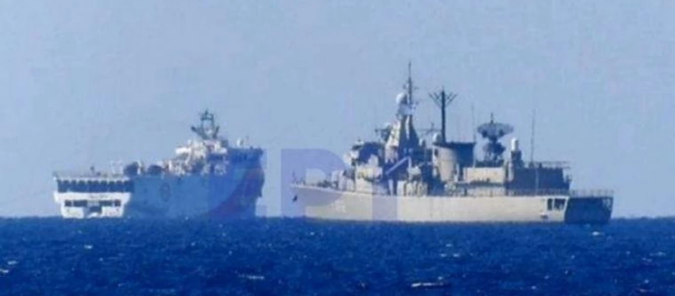 Γενί Σαφάκ: «Μοντάζ η φωτoγραφία με την ελληνική φρεγάτα και το Oruc Reis - Αυτή είναι η αληθινή φωτογραφία»